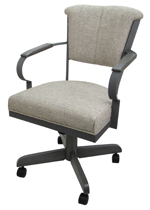 Miami Caster Chair wood arms