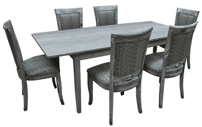 Dinette with Butterfly Rectangle Table 400 Side Chairs