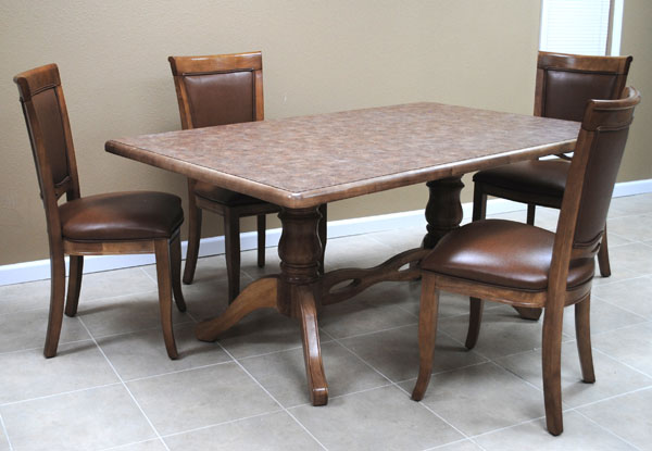 Dinette with 42 x 66 Table 400 Side Chairs
