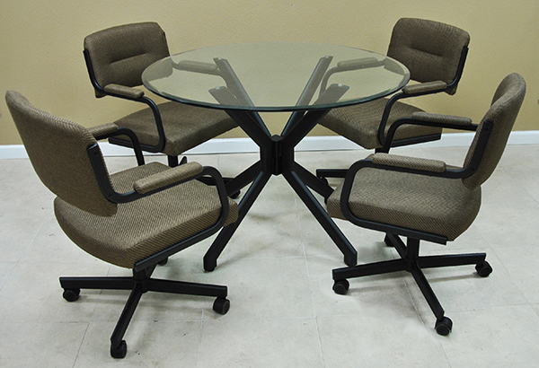 M-110 Caster Chairs 42 Table