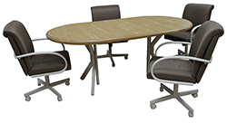 M-60 Caster Chairs 42x60x78 Table